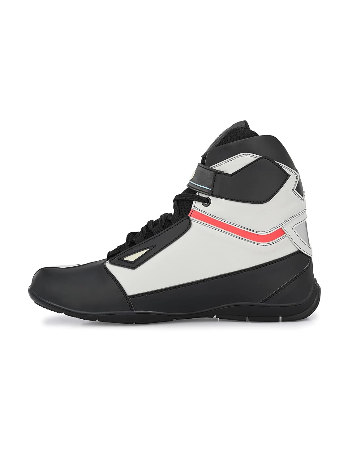 Eego Italy Mens Rider-2, Water Resistant Biker Boot/Motorcycle Riding Boot, Light Weight & Anti Slip Sole, Padded In Socks, 3M Reflectors, Walkable With Shin And Ankle Protection_Rider-2-Grey-10 - Image 2